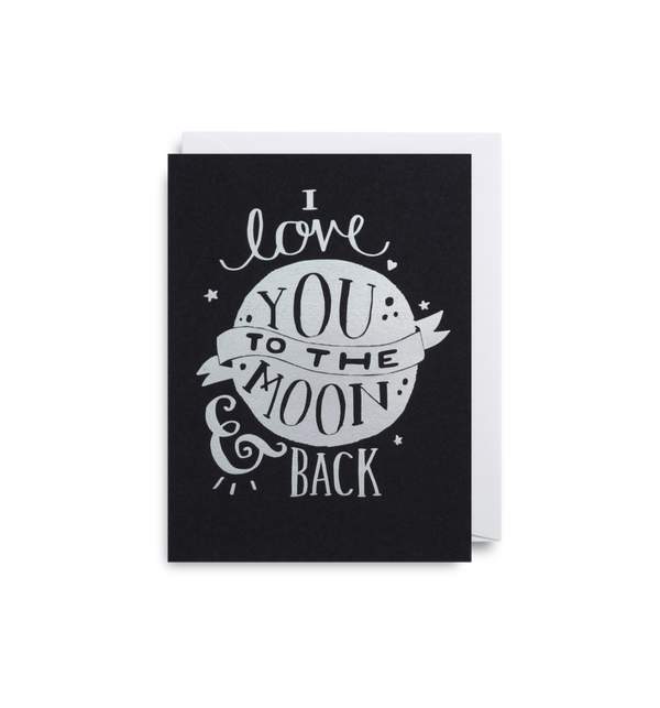 To The Moon And Back Mini Card - Lagom Design - Retired