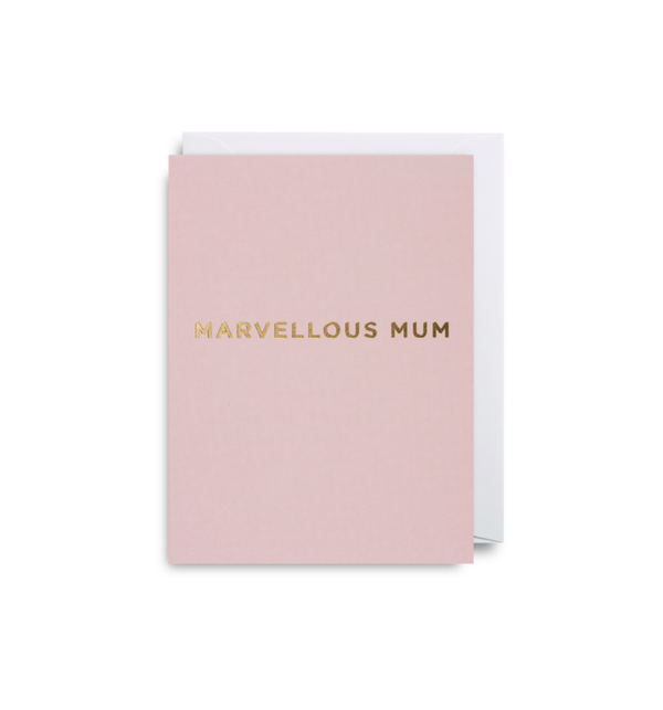 Marvellous Mum Mini Card - Lagom Design