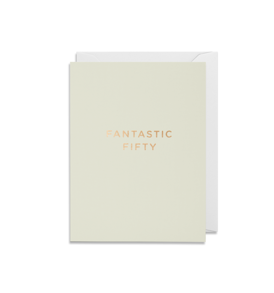 Mini Card Fantastic Fifty - Lagom Design