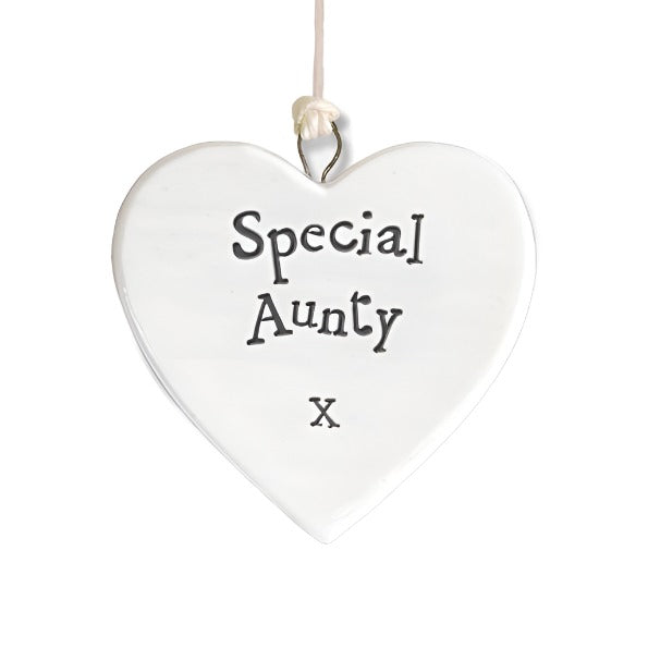 East of India Porcelain Heart - Special Aunty