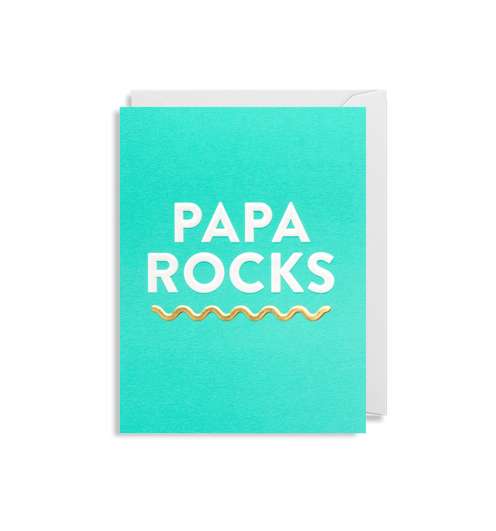Papa Rocks Mini Card - Lagom Design