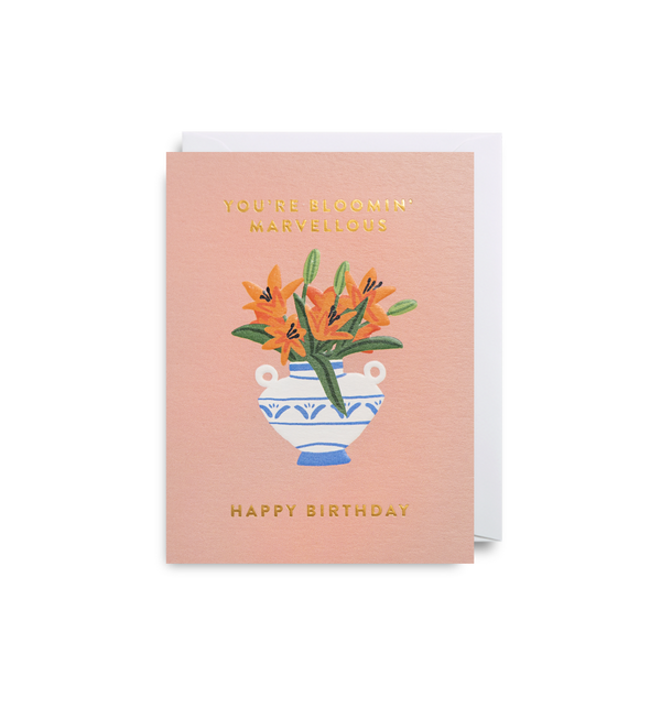 Bloomin Marvellous Mini Card - Lagom Design