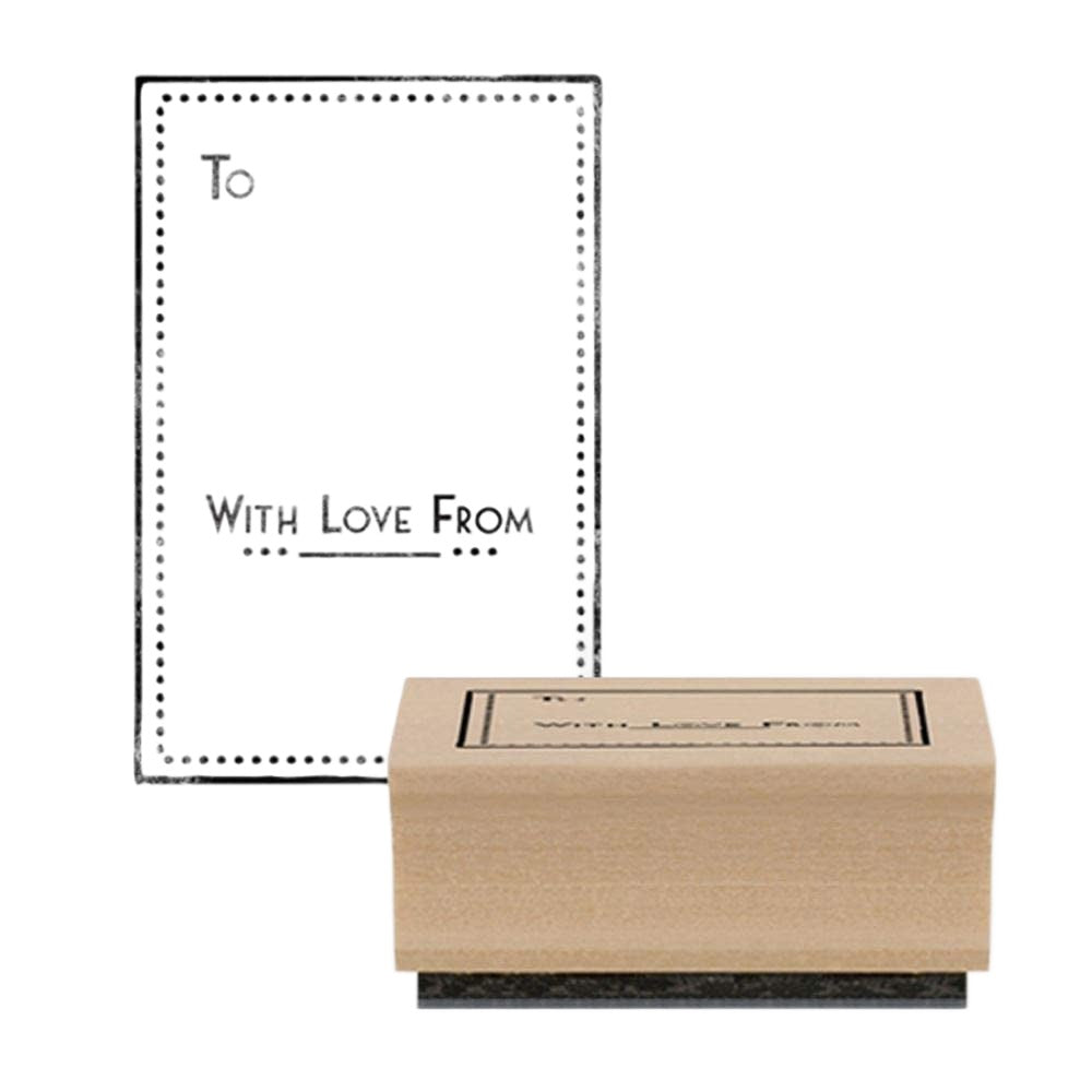East of India Rubber Stamp With Love From