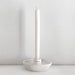 East of India Porcelain Candle Holder - Peace