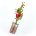 DIP DYE candles with flower bouquet - Assorted Colours