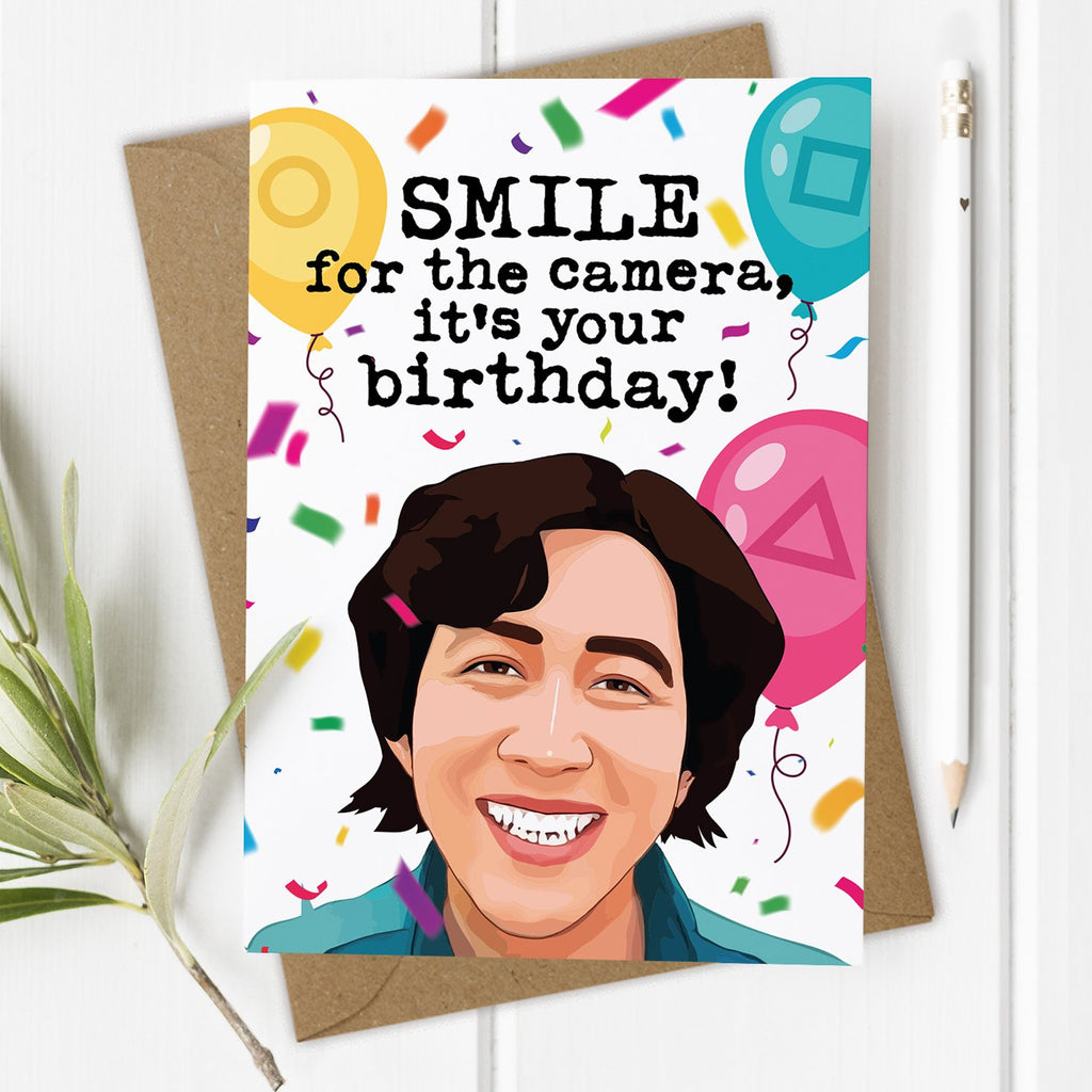 Squid Game Smile Birthday Card