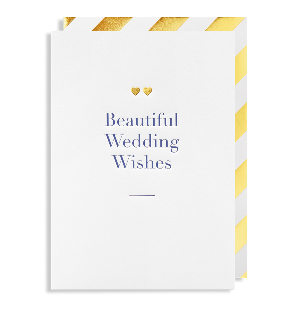 6033 Charm - Beautiful Wedding Wishes - Mrs Best Paper Co.