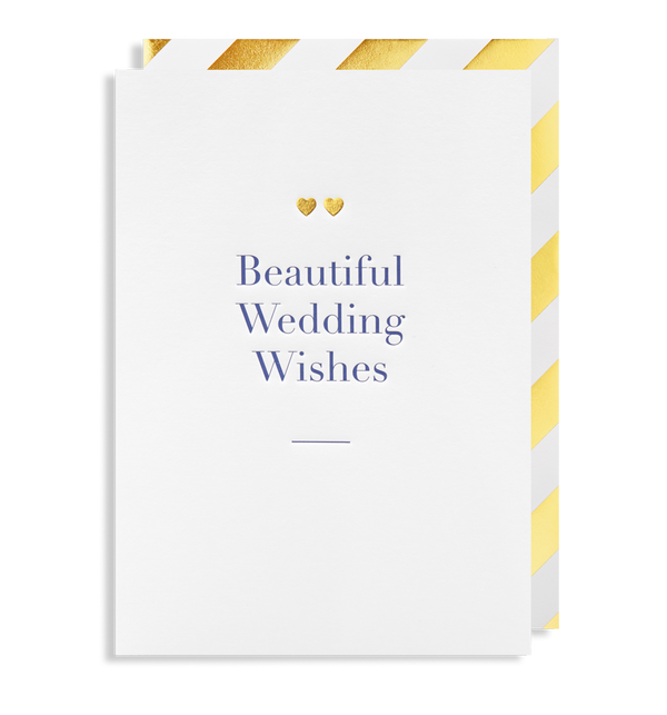 6033 Charm - Beautiful Wedding Wishes - Mrs Best Paper Co.