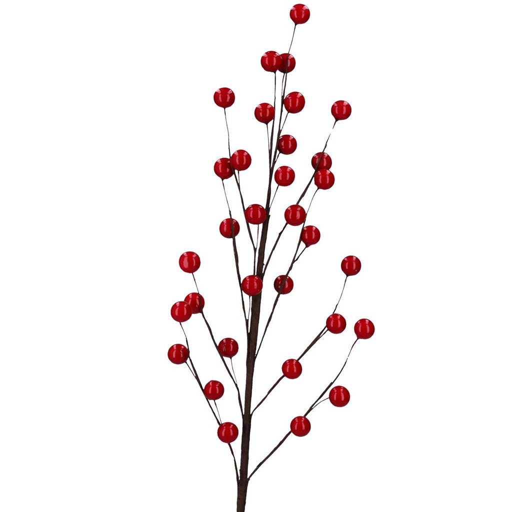 Gisela Graham Spray 65cm - Twig/Red Berries