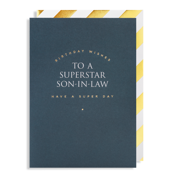 Son In Law Greeting Card - Lagom Design