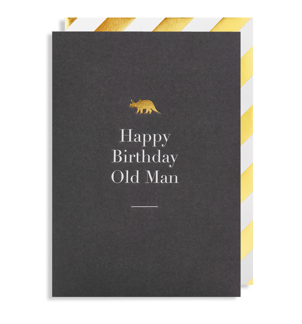 Happy Birthday Old Man Greeting Card - Lagom Design