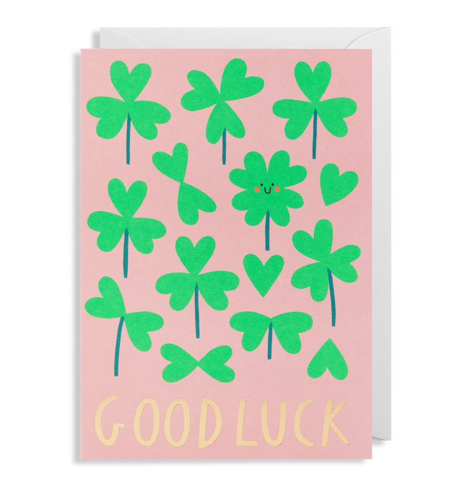 6141 Susie Hammer - Good Luck Greeting Card - Mrs Best Paper Co.