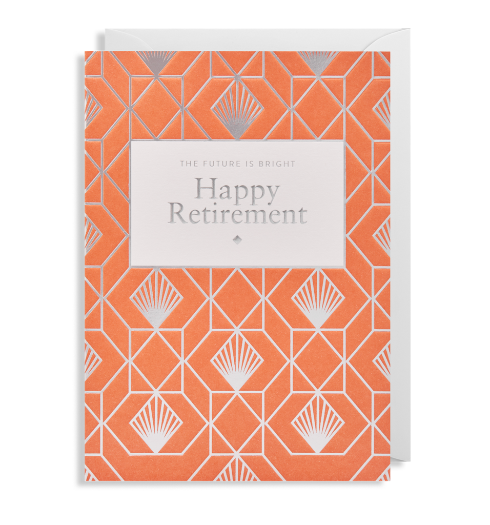 6160 Postco - The Future Is Bright Happy Retirement Greeting Card - Mrs Best Paper Co.
