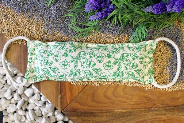 Ancient Wisdom Natural Cotton Wheat Bags - Green