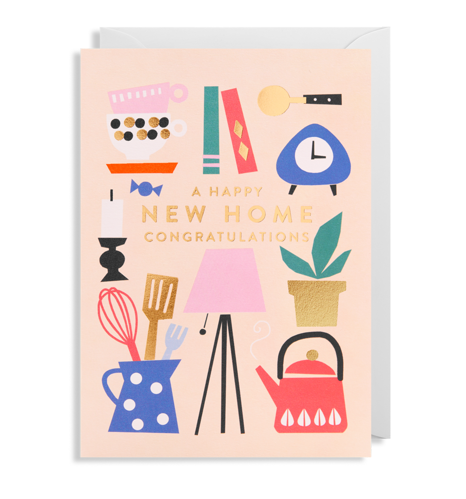 6238 Ekaterina Trukhan - A Happy New Home Greeting Card - Mrs Best Paper Co.