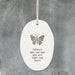 East of India Porcelain Hanger Butterfly - Believe You Can