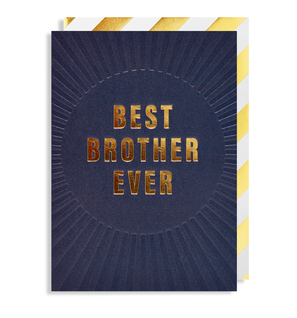 6422 Postco - Best Brother Ever Card - Mrs Best Paper Co.