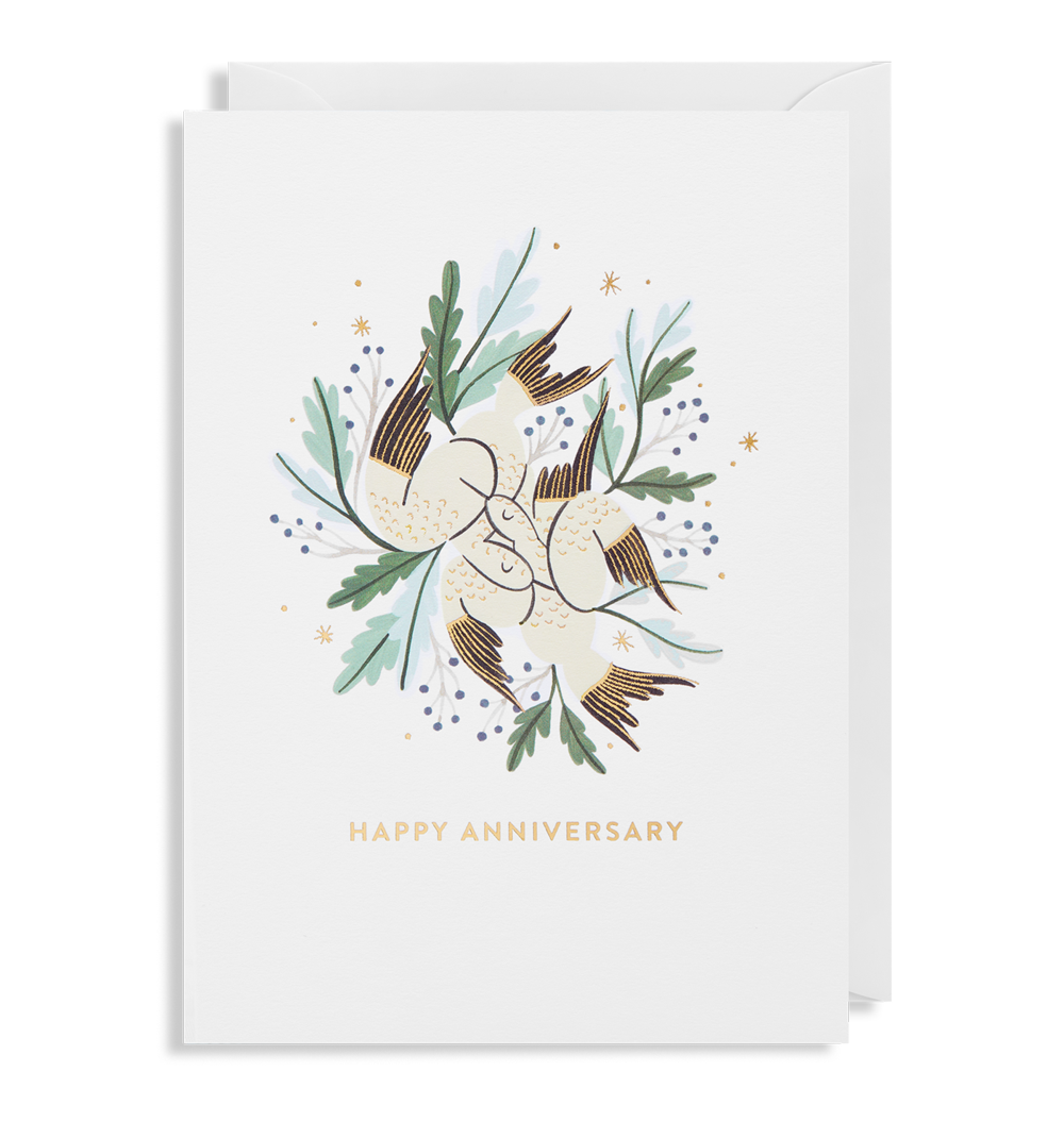 Happy Anniversary Greeting Card - Lagom Design