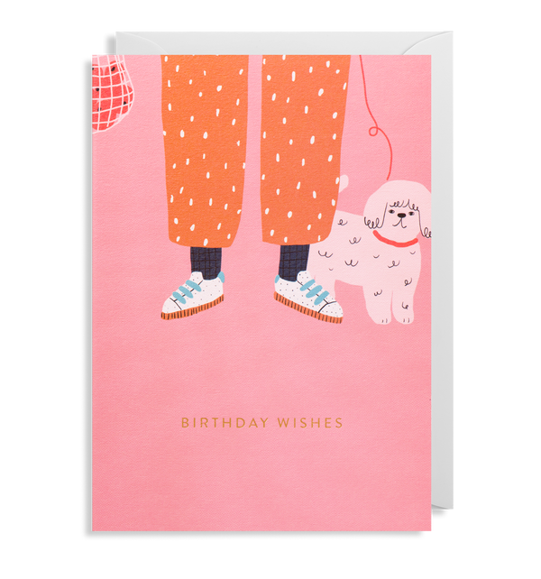Poodle Birthday Card - Lagom Design