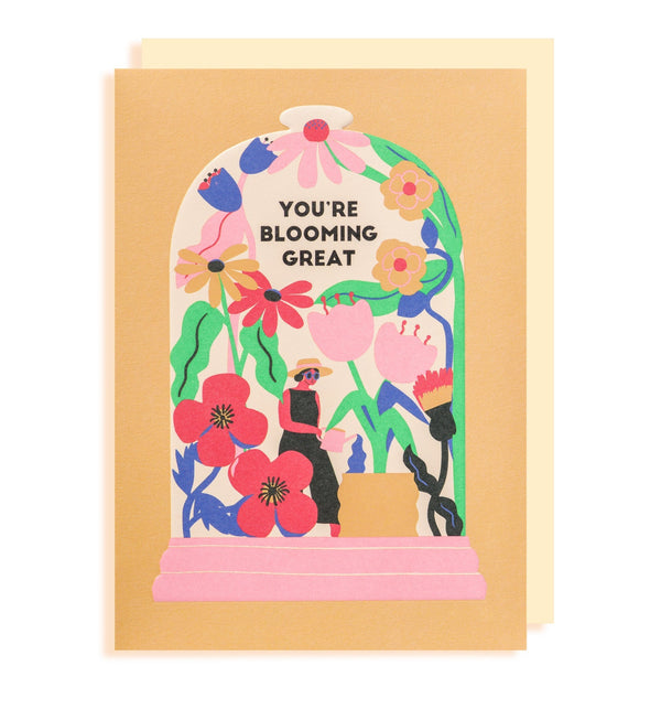 You're Blooming Great Greeting Card - Lagom Design