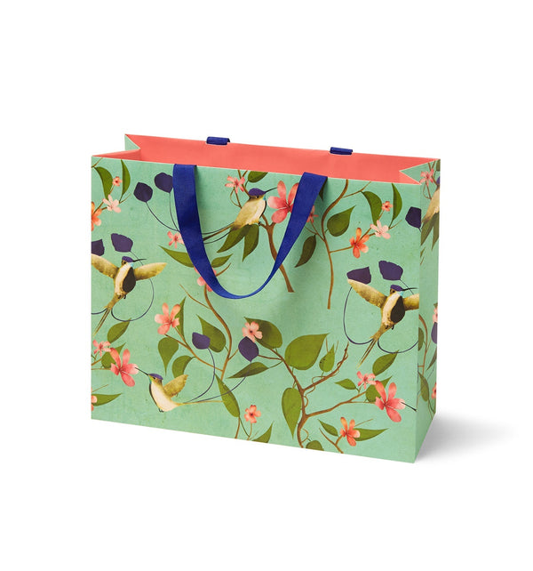 Lagom Design - Marvellous Hummingbird Floral Medium Gift Bag