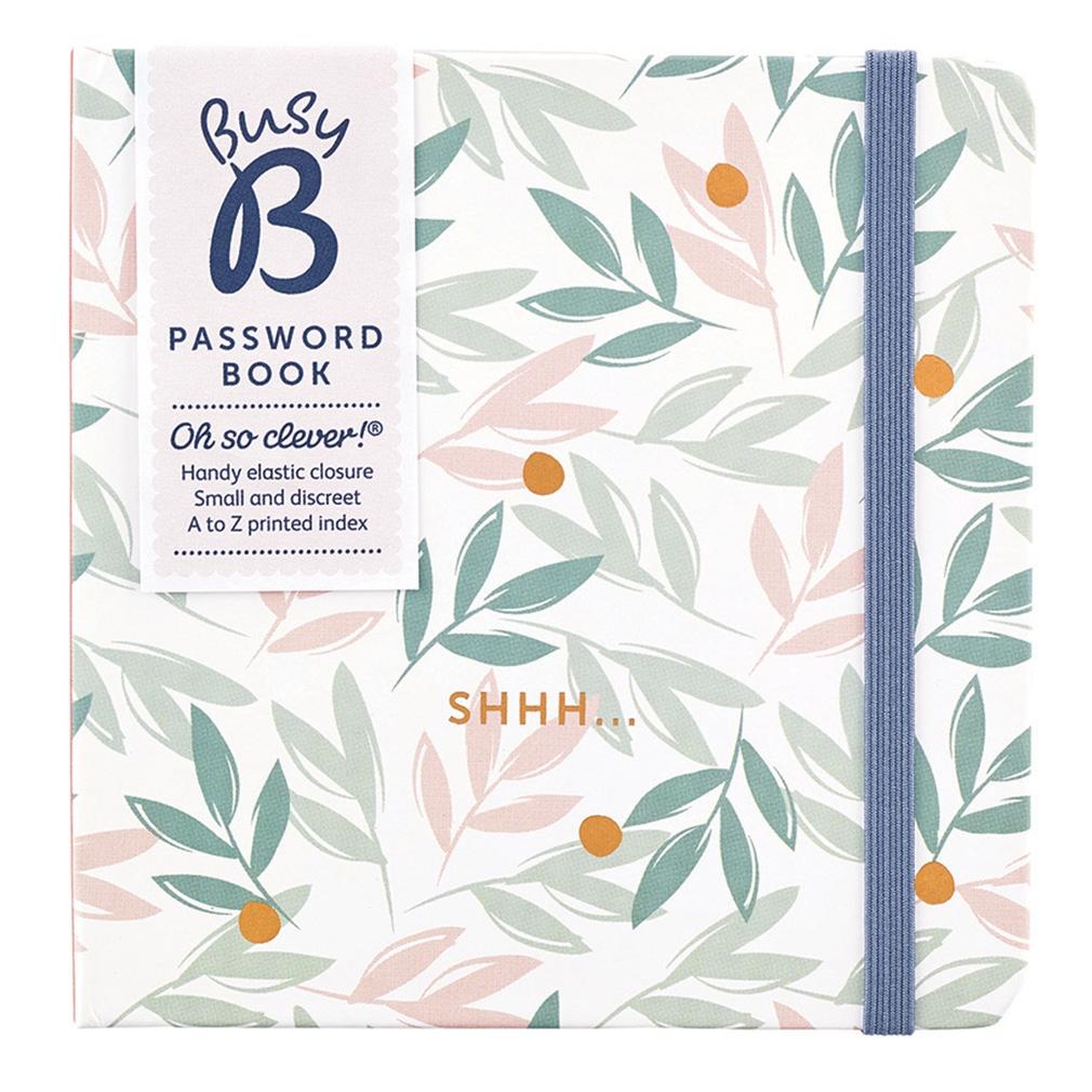 Busy B Password Book - Breezy Blossoms - Mrs Best Paper Co.