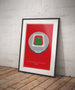 A4 Arsenal Football Stadium Print / Poster