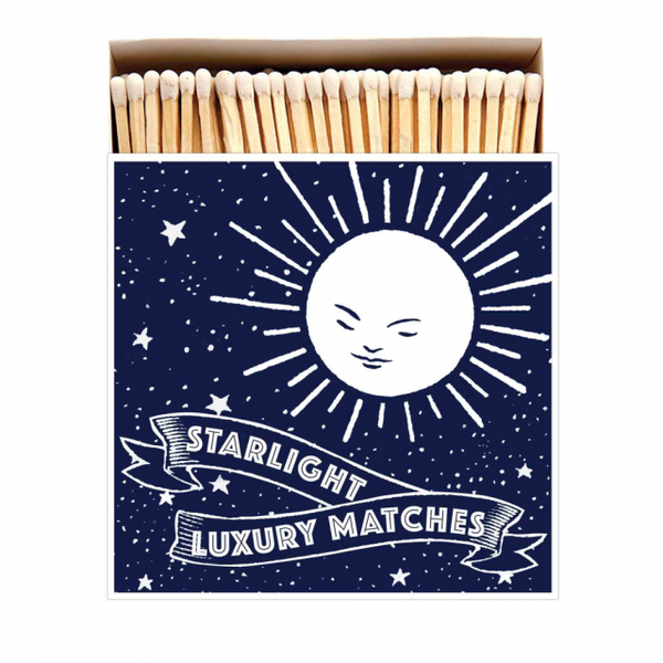 Archivist Starlight Letterpress Printed Luxury Matches B124