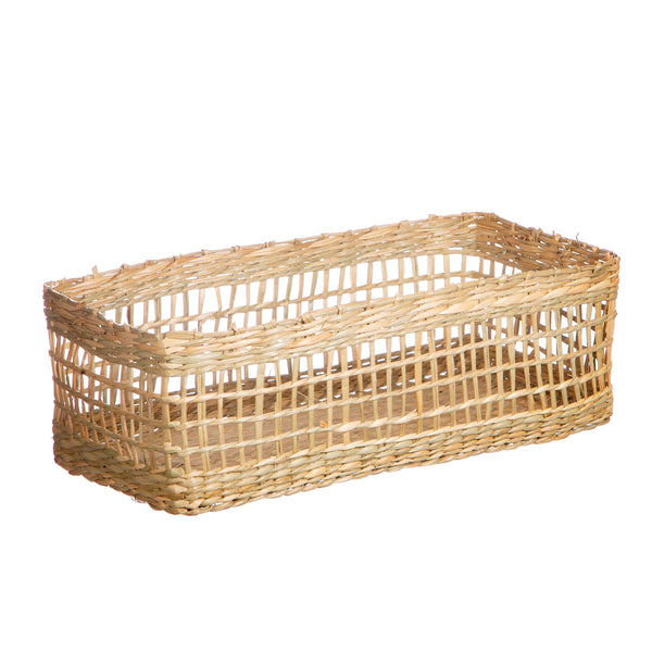 Sass & Belle Seagrass Rectangular Basket