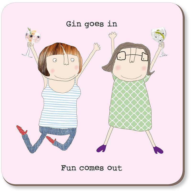 Rosie Made A Thing Gin Goes In Coaster
