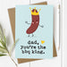 Dad You're the BBQ King Birthday / Father's Day Card
