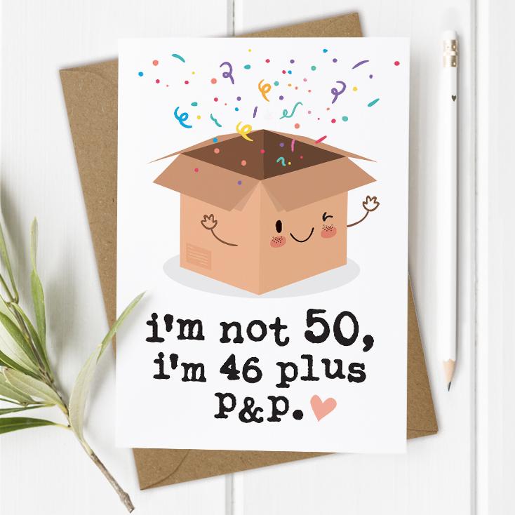 Funny 50th Birthday Card