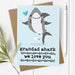 Grandpa / Grandad Shark I/We Love You Card
