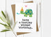 Funny Turtle Wicked Birthday Card