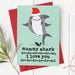 Mummy Shark Christmas Card