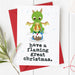 Funny Dragon Christmas Card