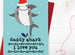 Daddy Shark Christmas Card