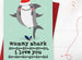 Mummy Shark Christmas Card