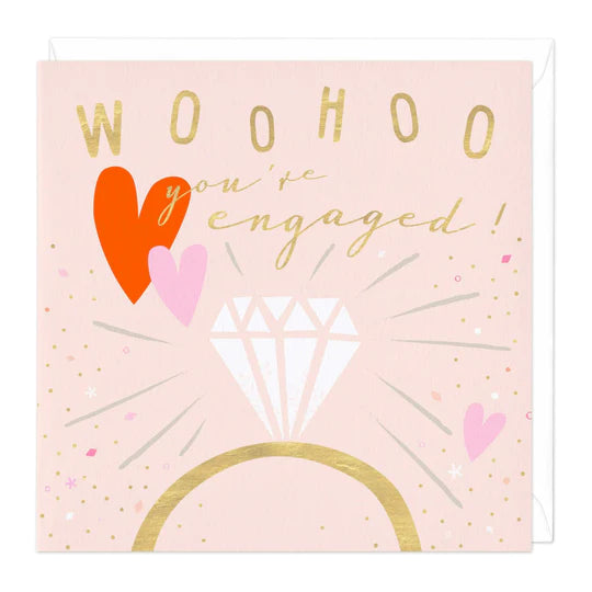 Whistlefish Woo Hoo! Engagement Card