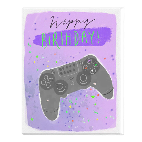 Whistlefish Gamer Birthday Card