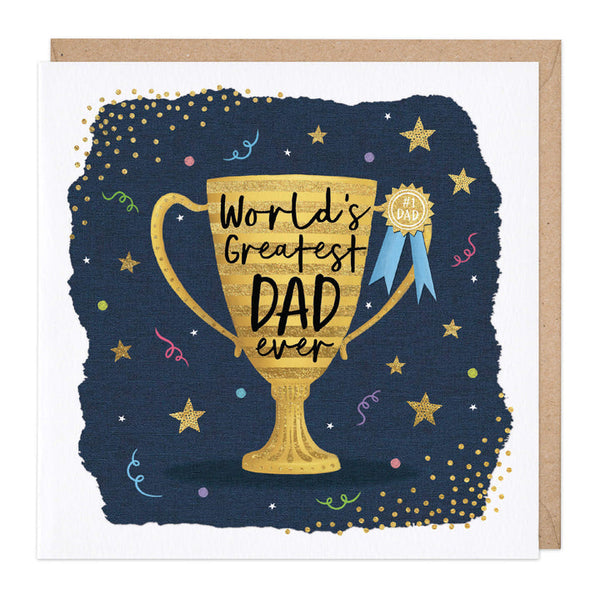 Whistlefish Worlds Greatest Dad Father's Day Card