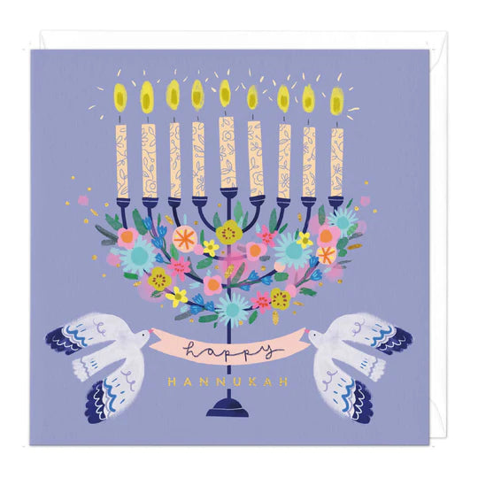 Whistlefish Happy Hannukah Card