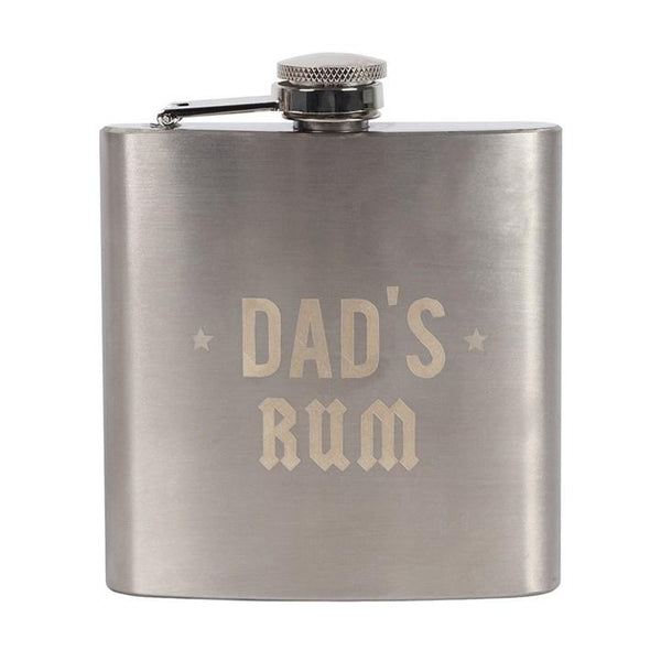 Dad Rocks Rum Hip Flask