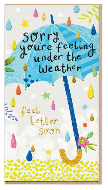 Whistlefish Under the Weather Greetings Card