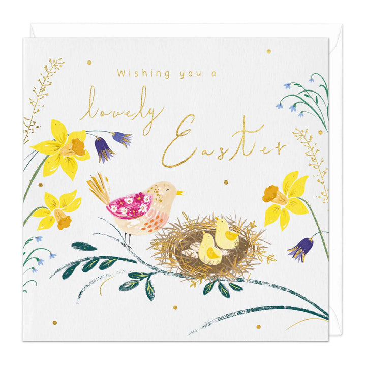 Whistlefish Lovely Easter Birds Nest Card
