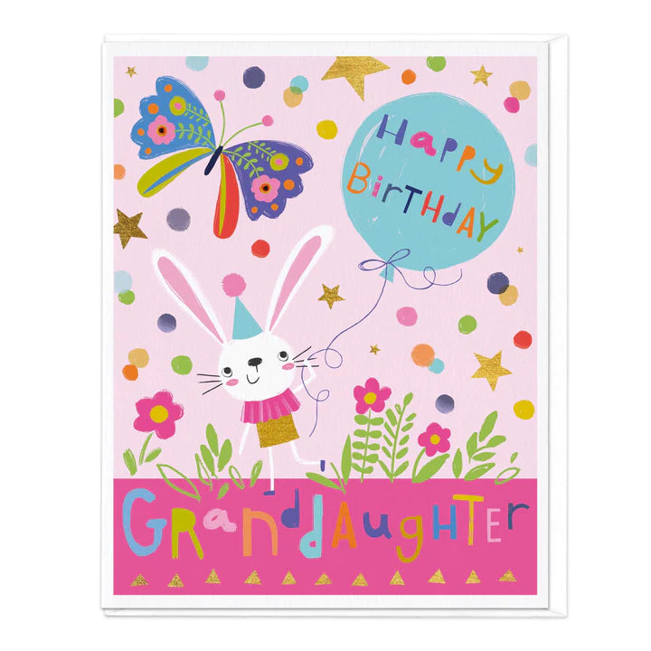 Whistlefish Happy Birthday Granddaughter Greetings Card