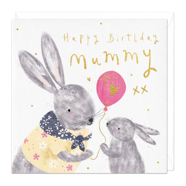 Whistlefish Birthday Mummy Rabbit Card