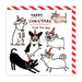 Ohh Deer Yappy Christmas From The Dog Square Christmas Card