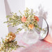 Sass & Belle Round Fluted Glass Vase Clear