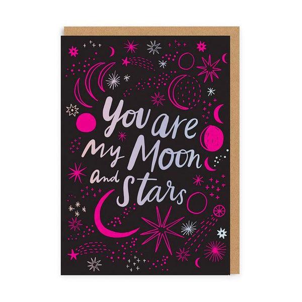 Ohh Deer You Are My Moon And Stars Greeting Card
